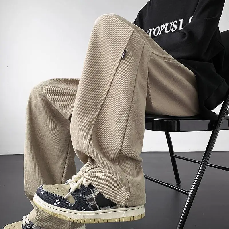 Fashion Korean simple casual pants men autumn new American street y2k hip hop trendy brand straight loose wide-leg trousers
Fashion Korean simple casual pants men autumn new American street y2k hip hop trendy brand straight loose wide-leg trousers
