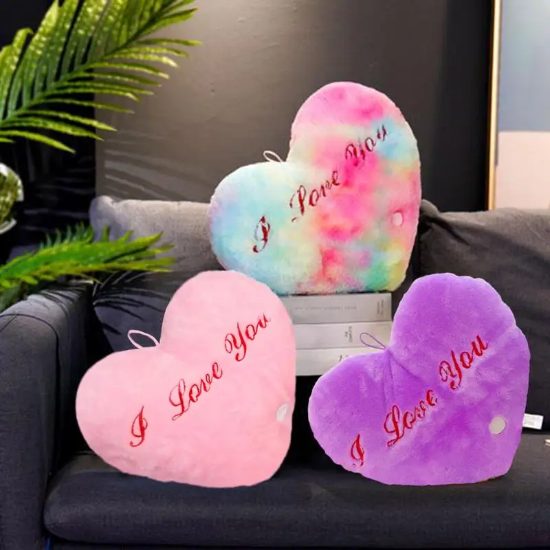 Light Up LED Love Heart Pillows Cute Romantic Valentines Day Gifts Home Living Room Party Birthday Decorative Plush Cushions
Light Up LED Love Heart Pillows Cute Romantic Valentines Day Gifts Home Living Room Party Birthday Decorative Plush Cushions