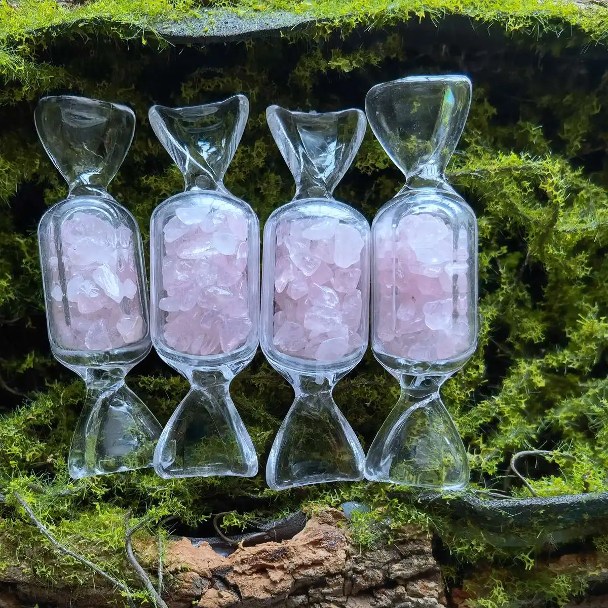 QIMOSHI Rose Quartz Healing Charka Crystal Candy Figurine for Home Office Decor Christmas Halloween Gemstone Ornament
QIMOSHI Rose Quartz Healing Charka Crystal Candy Figurine for Home Office Decor Christmas Halloween Gemstone Ornament