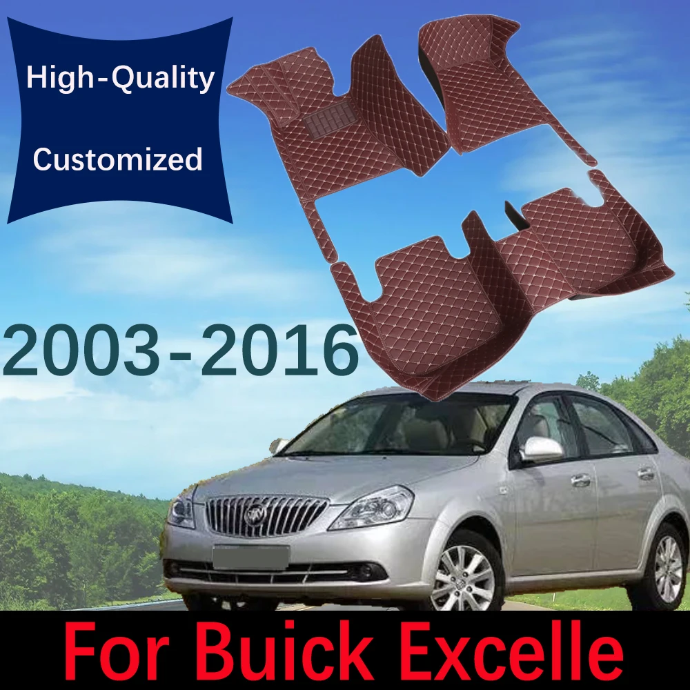 Custom Leather Car Floor Mats For Buick Excelle 2003~2016 Fashion Automobile Carpet Rugs Foot Pads Interior Accessories
Custom Leather Car Floor Mats For Buick Excelle 2003~2016 Fashion Automobile Carpet Rugs Foot Pads Interior Accessories