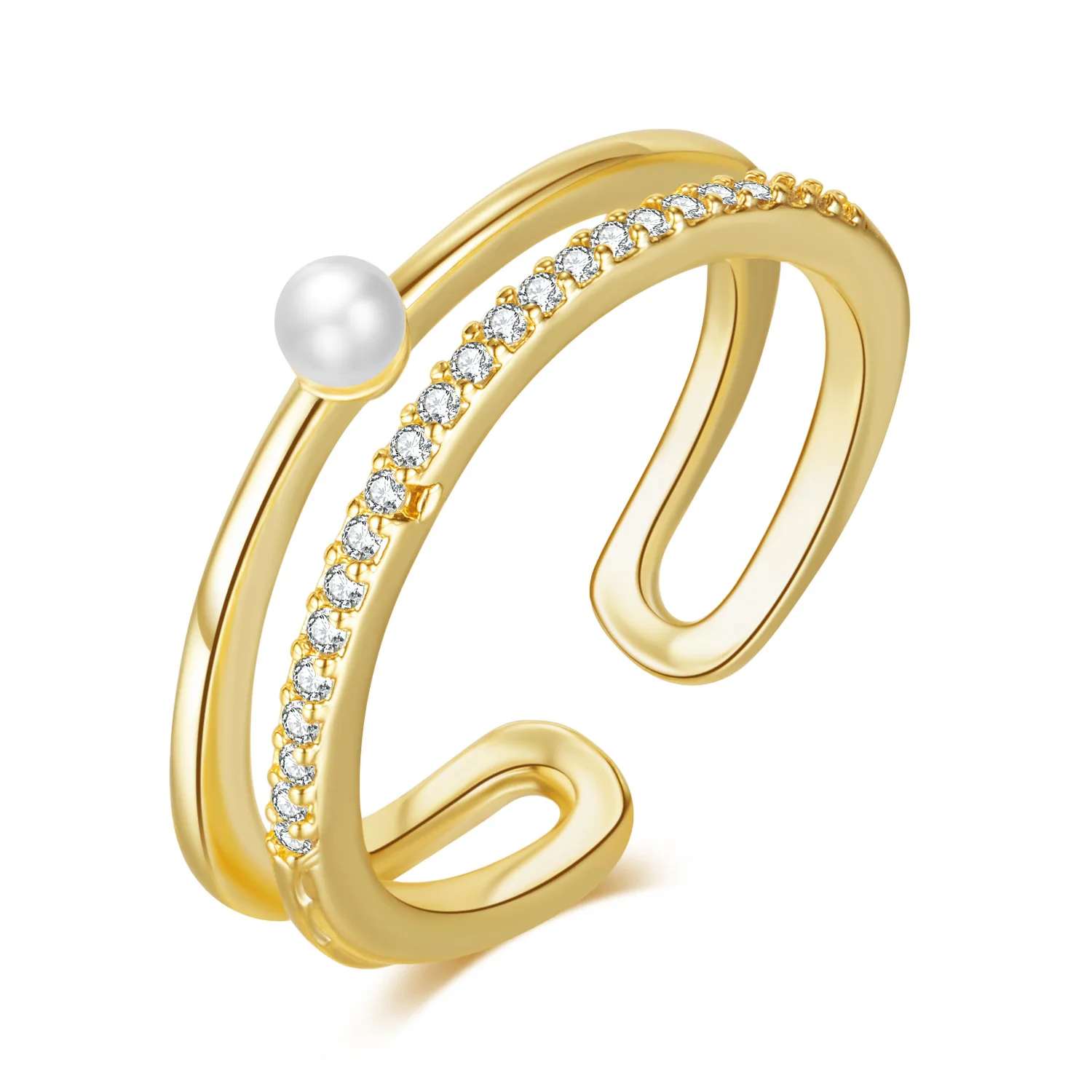 SPR14 Gold Color Metal Hollow Exaggeration Finger Rings Big Pearls Rings for Women Girls Party Gift Fashion Jewelry
SPR14 Gold Color Metal Hollow Exaggeration Finger Rings Big Pearls Rings for Women Girls Party Gift Fashion Jewelry