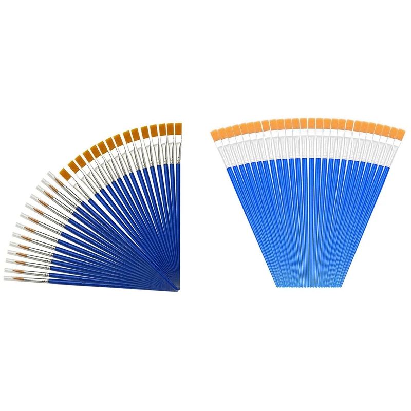 100X Kids Paint Brushes For Watercolor Oil Painting Flat +Pointed Brush & 200Pcs Watercolor Small Paint Brushes
100X Kids Paint Brushes For Watercolor Oil Painting Flat +Pointed Brush & 200Pcs Watercolor Small Paint Brushes