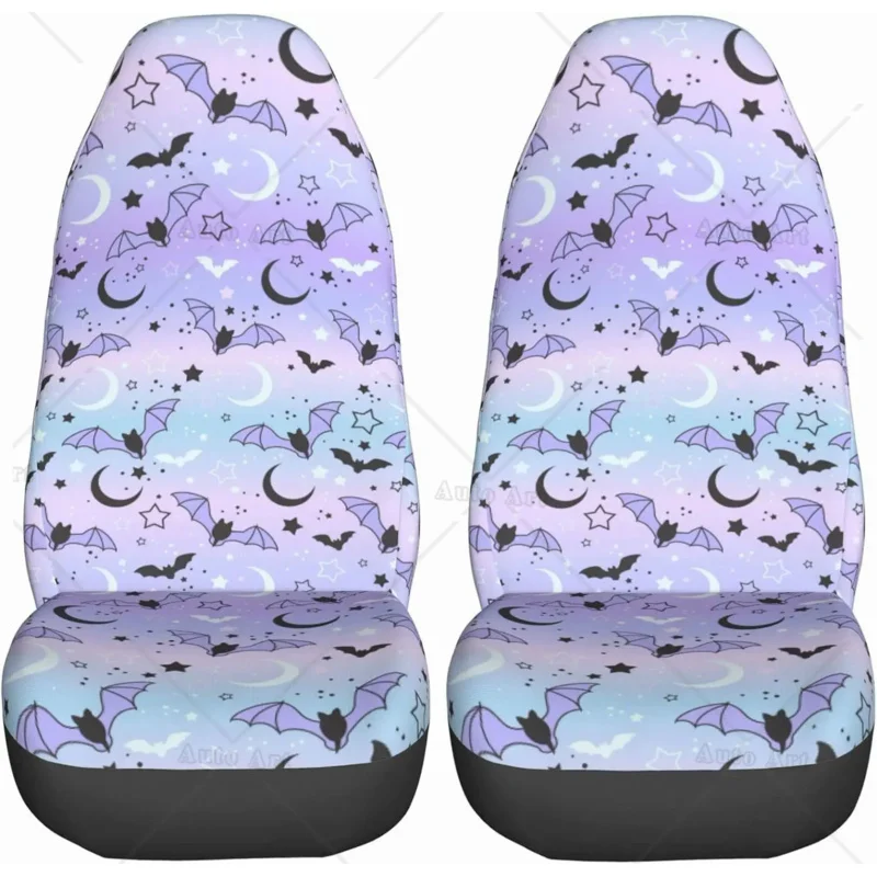 Cute Bats On The Starry Sky Car Seat Covers for Women Girls Universal Fit Front Auto Seat Cover Protector for Vehicle Sedan
Cute Bats On The Starry Sky Car Seat Covers for Women Girls Universal Fit Front Auto Seat Cover Protector for Vehicle Sedan