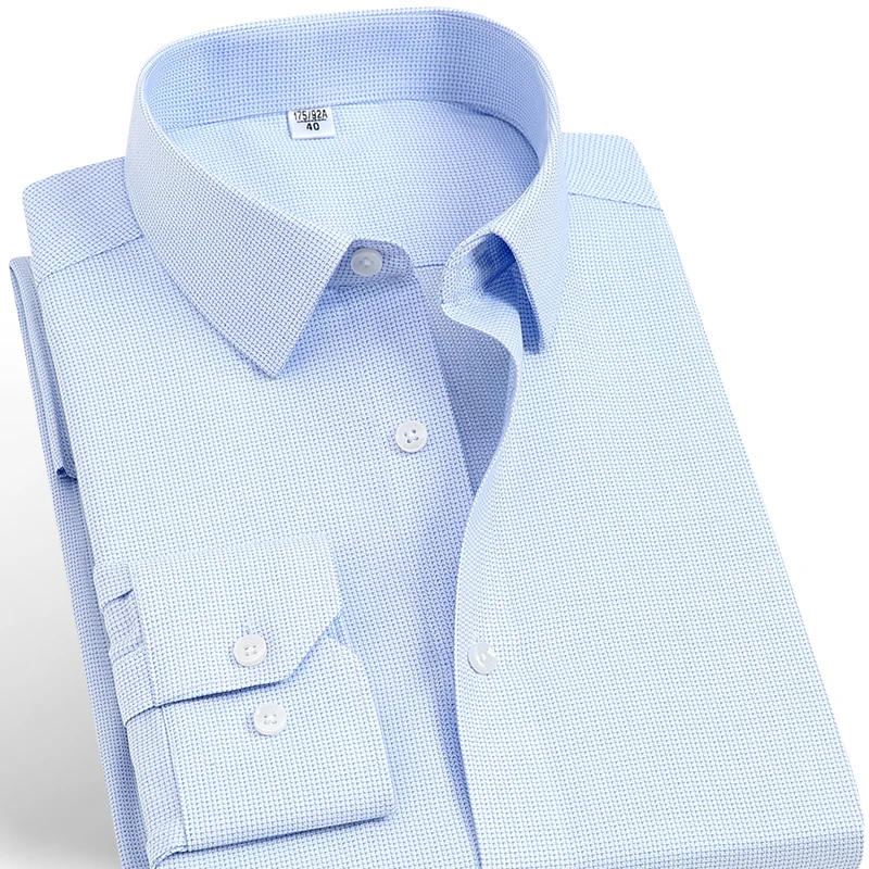 Blue Plaid Shirt Men's Long Sleeve Pure Cotton Business Dress Fashion Professional Youth Men's Shirt Autumn
Blue Plaid Shirt Men's Long Sleeve Pure Cotton Business Dress Fashion Professional Youth Men's Shirt Autumn