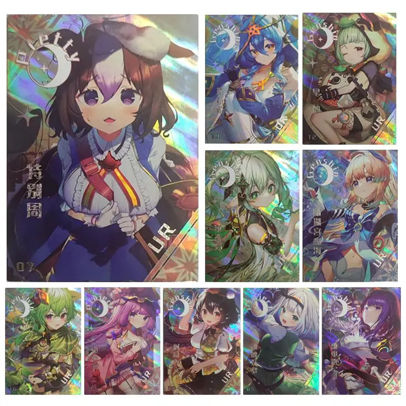 Anime Goddess Story Genshin Impact Beelzebul Shameimaru Aya Youmu Konpaku Nahida Ganyu collection card Christmas birthday gift
Anime Goddess Story Genshin Impact Beelzebul Shameimaru Aya Youmu Konpaku Nahida Ganyu collection card Christmas birthday gift