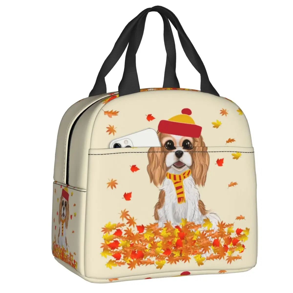 Cavalier King Charles Spaniel Autumn Insulated Lunch Bags for Camping Travel Cartoon Dog Cooler Thermal Lunch Box Women Children
Cavalier King Charles Spaniel Autumn Insulated Lunch Bags for Camping Travel Cartoon Dog Cooler Thermal Lunch Box Women Children