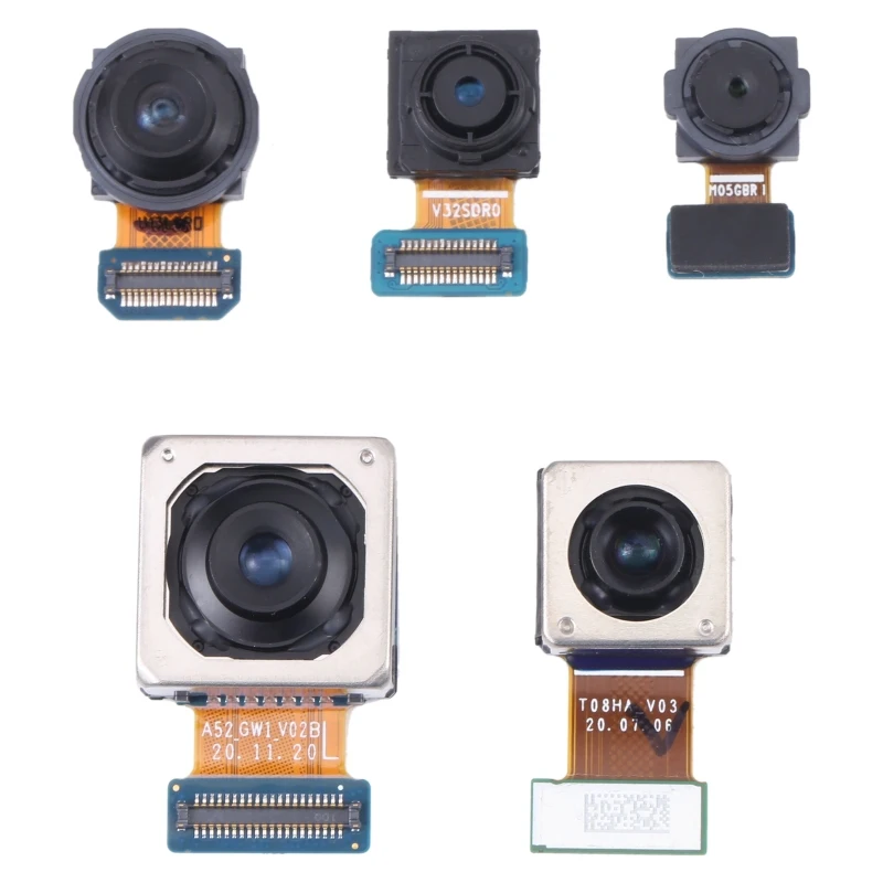 For Samsung Galaxy A72 SM-A725 Original Camera Set (Telephoto + Macro + Wide + Main Camera + Front Camera)
For Samsung Galaxy A72 SM-A725 Original Camera Set (Telephoto + Macro + Wide + Main Camera + Front Camera)