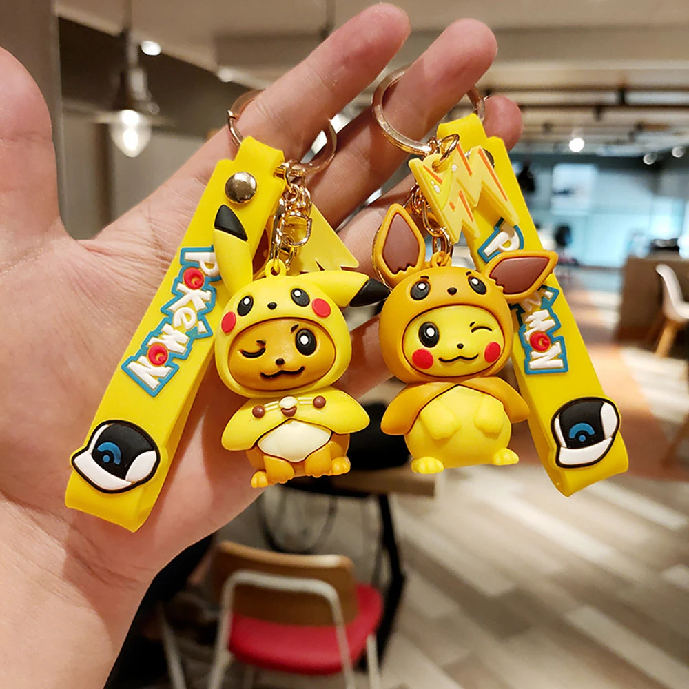 Pokemon PVC Keychain Dolls Cute Anime Figure Pikachu Psyduck Charmander Schoolbag Pendant Accessories Cartoon Kids Toys Gifts
Pokemon PVC Keychain Dolls Cute Anime Figure Pikachu Psyduck Charmander Schoolbag Pendant Accessories Cartoon Kids Toys Gifts