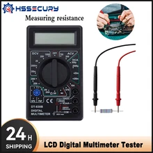 LCD Digital Multimeter AC DC 750V 1000V Digital Mini Multimeter probe For Voltmeter Ammeter Ohm Tester Meter LCD Digital Multimeter AC DC 750V 1000V Digital Mini Multimeter probe For Voltmeter Ammeter Ohm Tester Meter