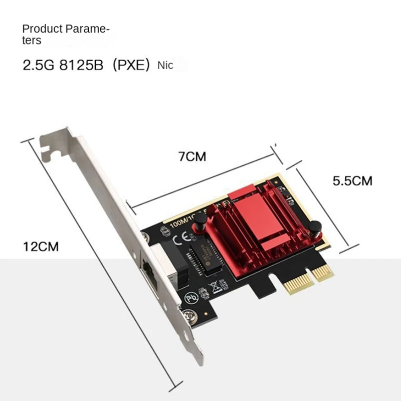 2,5G PCI-E к RJ45 Wifi приемник гигабитная бездисковая сетевая карта Ethernet 2500 Мбит/с 2,5 Гбит/с для ПК
2,5G PCI-E к RJ45 Wifi приемник гигабитная бездисковая сетевая карта Ethernet 2500 Мбит/с 2,5 Гбит/с для ПК