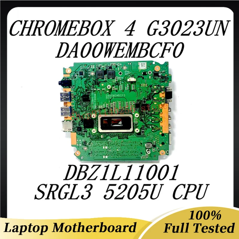 Материнская плата для ноутбука DA00WEMBCF0 для ASUS CHROMEBOX 4 G3023UN с процессором SRGL3 5205U DBZ1L11001 DB.Z1L11.001, 100% протестированная, хорошо
Материнская плата для ноутбука DA00WEMBCF0 для ASUS CHROMEBOX 4 G3023UN с процессором SRGL3 5205U DBZ1L11001 DB.Z1L11.001, 100% протестированная, хорошо