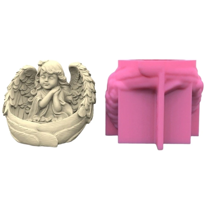 Silicone Crafts Moulds Holder Molds Angel Girl Shaped for Hand-Making R3MC
Silicone Crafts Moulds Holder Molds Angel Girl Shaped for Hand-Making R3MC