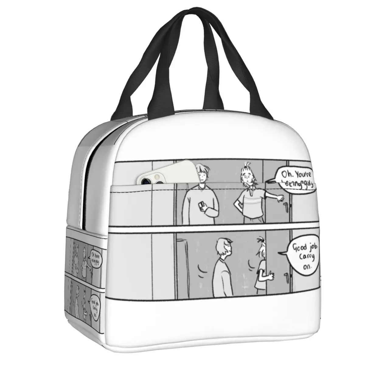 Heartstopper TV Series Insulated Lunch Bags for Women Nick Charlie LGBT Portable Thermal Cooler Food Lunch Box School
Heartstopper TV Series Insulated Lunch Bags for Women Nick Charlie LGBT Portable Thermal Cooler Food Lunch Box School
