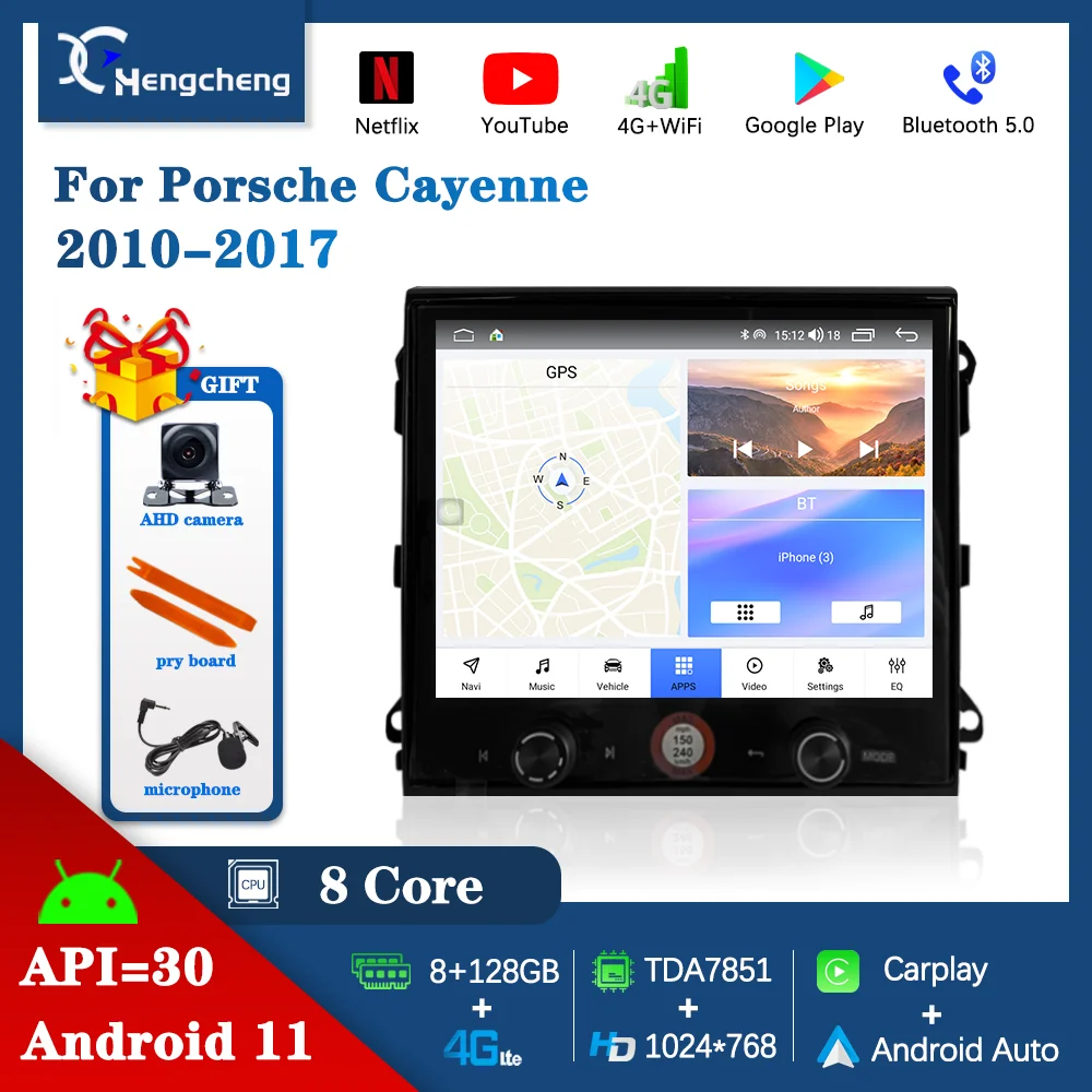 DSP Carplay Android11 For Porsche Cayenne 2010-2017 Auto Multimedia Player GPS Navigation Car Radio Stereo Head Unit 4G
DSP Carplay Android11 For Porsche Cayenne 2010-2017 Auto Multimedia Player GPS Navigation Car Radio Stereo Head Unit 4G