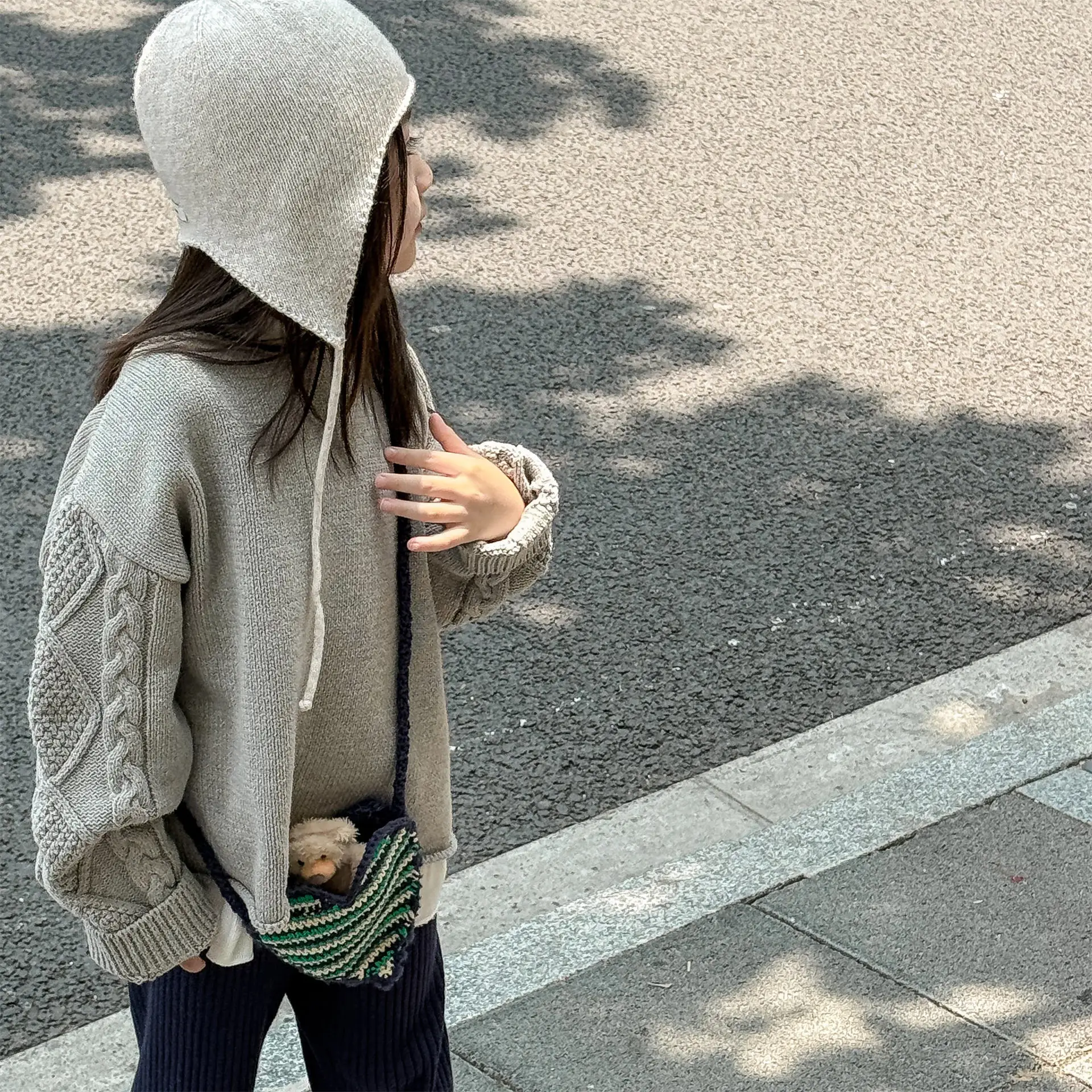 2025 Autumn New Children Long Sleeve Knit Sweater Solid Baby Pullover Girls Loose Sweater Kids Knitted Tops Toddler Clothes 4 S263f3152a0cb49558ed343c85394b5ae6