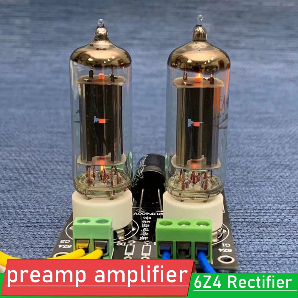 6Z4 Rectifier Dual Tube Preamplifier Bile Rectifier filter Board Experimental power supply single preamp amplifier transformer
6Z4 Rectifier Dual Tube Preamplifier Bile Rectifier filter Board Experimental power supply single preamp amplifier transformer