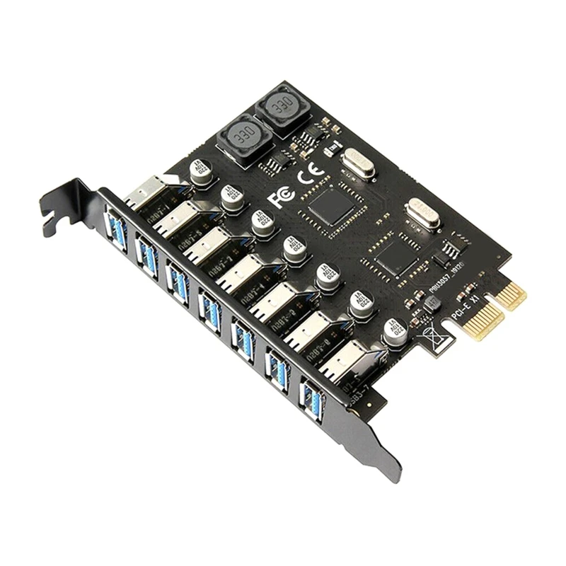 PCIE к USB3.0 карта адаптера 7 портов USB 3,0 PCI-E Настольная компьютерная плата расширения Бесплатный внешний источник питания
PCIE к USB3.0 карта адаптера 7 портов USB 3,0 PCI-E Настольная компьютерная плата расширения Бесплатный внешний источник питания