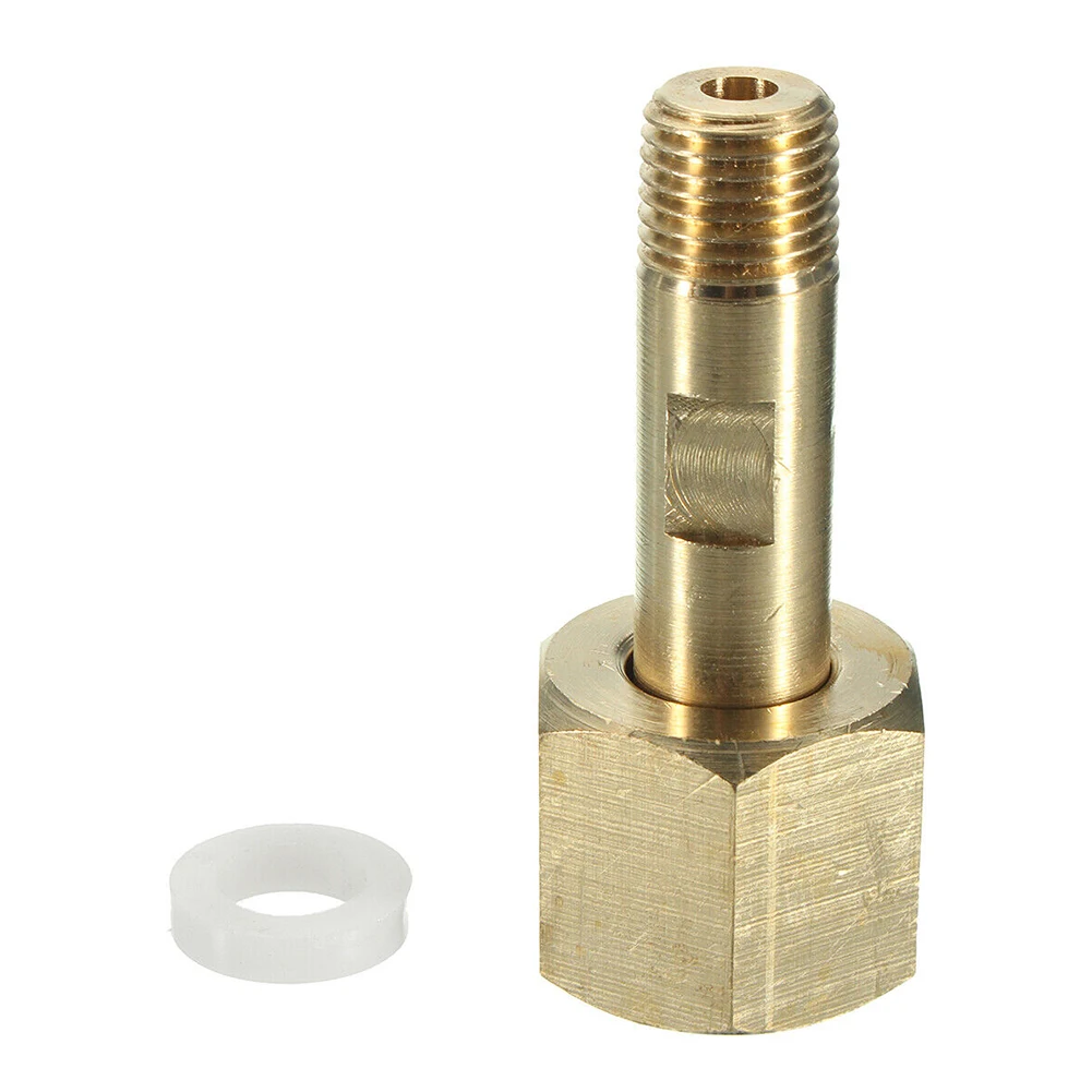 Joint Regulator Inlet Nuts .830-14 1/4" NPT 2" Long CGA-320 CO2 Inlet Nut With Washer NUT - Brass Nipple - Brass
Joint Regulator Inlet Nuts .830-14 1/4" NPT 2" Long CGA-320 CO2 Inlet Nut With Washer NUT - Brass Nipple - Brass