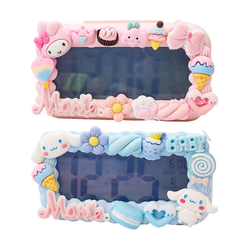 Sanrio Cinnamoroll MyMelody Alarm Clock Kawaii DIY Living Room Decoration Home Cartoon Mute Clock Student Wake Up Alarm Clock
Sanrio Cinnamoroll MyMelody Alarm Clock Kawaii DIY Living Room Decoration Home Cartoon Mute Clock Student Wake Up Alarm Clock