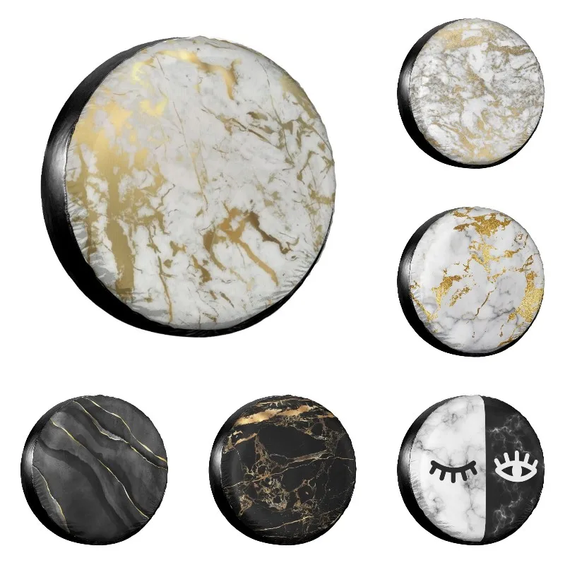 Elegant Chic Faux Gold White Stylish Marble Spare Tire Cover for Jeep Pajero Geometric Modern Car Wheel Covers Car
Elegant Chic Faux Gold White Stylish Marble Spare Tire Cover for Jeep Pajero Geometric Modern Car Wheel Covers Car