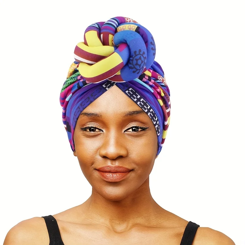 Boho Top Knotted Turban Elastic Hijab Hat Casual Head Wrap Women Chemo Cap African Headscarf Beanie Caps
Boho Top Knotted Turban Elastic Hijab Hat Casual Head Wrap Women Chemo Cap African Headscarf Beanie Caps