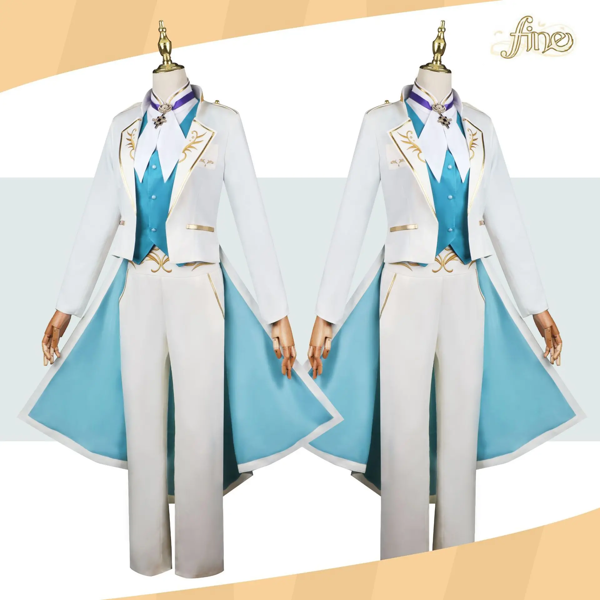 Ensemble Stars Cosplay Anime Tenshouin Eichi Fushimi Yuzuru Hibiki Wataru Tori Himemiya Costume Suit Men Trench Vest Pants Set
Ensemble Stars Cosplay Anime Tenshouin Eichi Fushimi Yuzuru Hibiki Wataru Tori Himemiya Costume Suit Men Trench Vest Pants Set