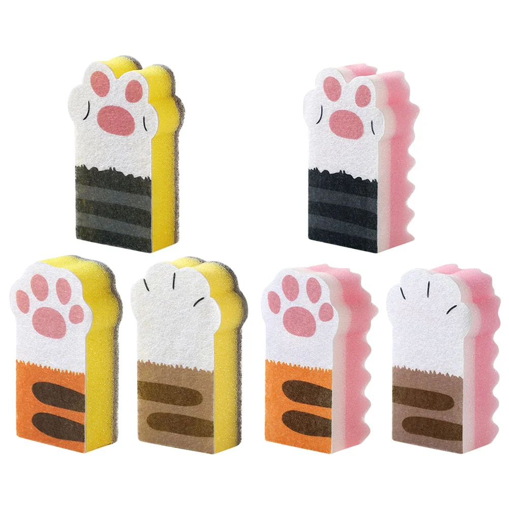 Cleaning Sponge Cat Paw Claw Kitchen Sponges Scrub Pads Dishes Washing Tool Non-Woven Fabric Scrubber Household Cleaning
Cleaning Sponge Cat Paw Claw Kitchen Sponges Scrub Pads Dishes Washing Tool Non-Woven Fabric Scrubber Household Cleaning