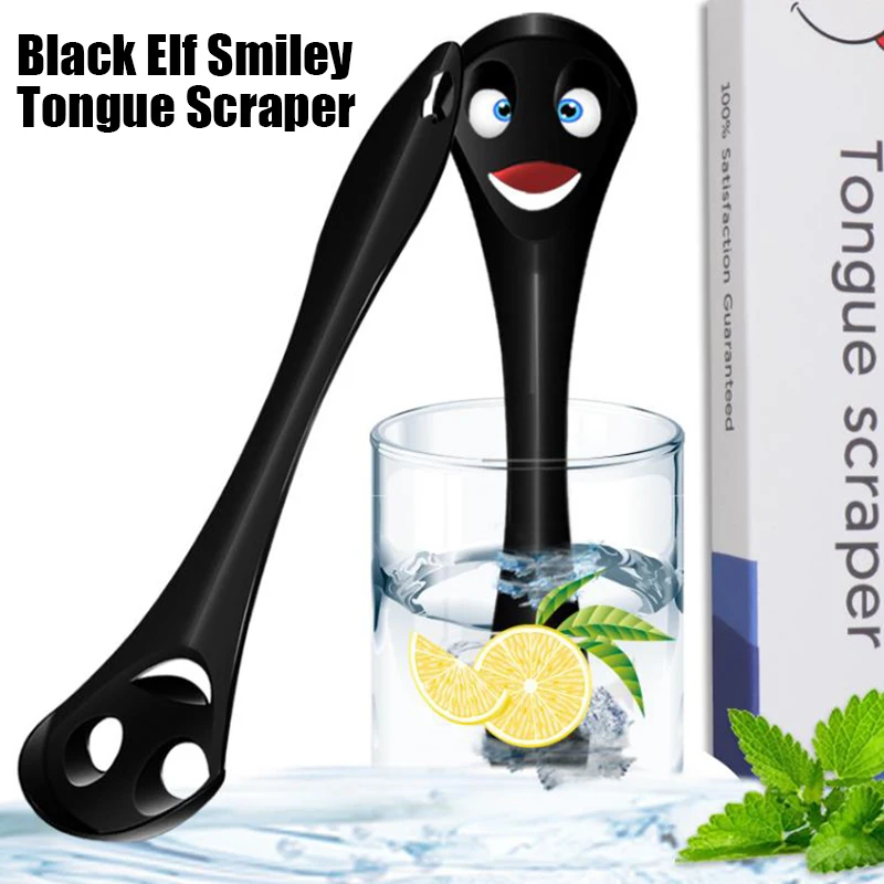 Black Face Double-sided Tongue Scraper Reusable Oral Health Cleaning Brush Hygiene Care Toothbrush Mouth Fresh Breath Scrap
Black Face Double-sided Tongue Scraper Reusable Oral Health Cleaning Brush Hygiene Care Toothbrush Mouth Fresh Breath Scrap
