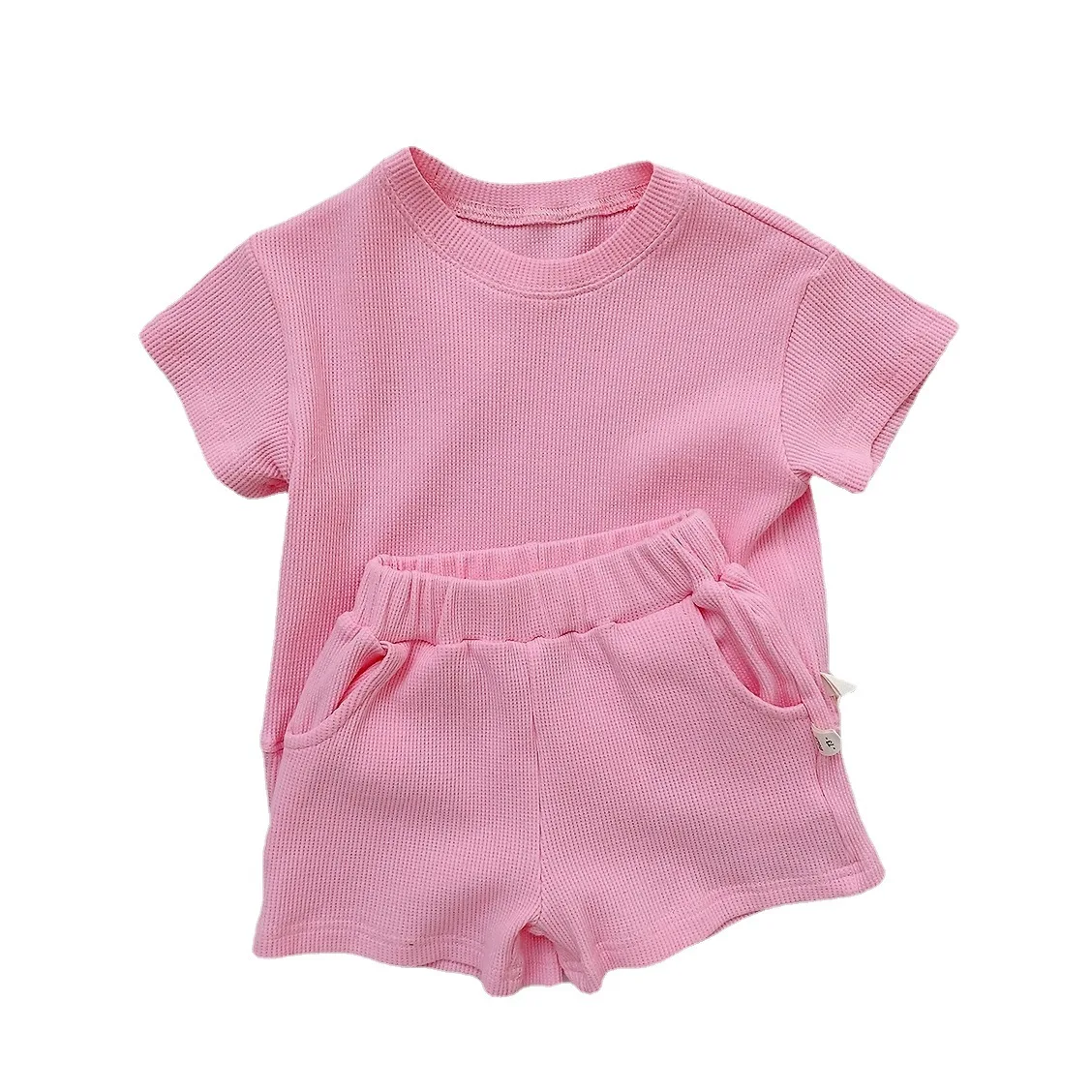 Summer Cotton Plain Baby Girls Boys T-Shirt + Short Pants Set Toddler Top Tees Sets Kids 2 Pieces Clothing 0-36 Months
Summer Cotton Plain Baby Girls Boys T-Shirt + Short Pants Set Toddler Top Tees Sets Kids 2 Pieces Clothing 0-36 Months