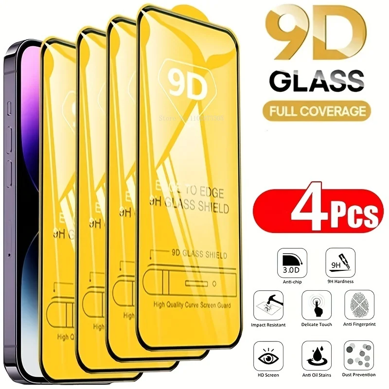 Защитное стекло 9D для IPhone, ультразащитное стекло для IPhone 14 Pro Max 13 12 Mini 15 11 Pro Max XR XS Max 7 8 14 Plus, 4 шт.
Защитное стекло 9D для IPhone, ультразащитное стекло для IPhone 14 Pro Max 13 12 Mini 15 11 Pro Max XR XS Max 7 8 14 Plus, 4 шт.