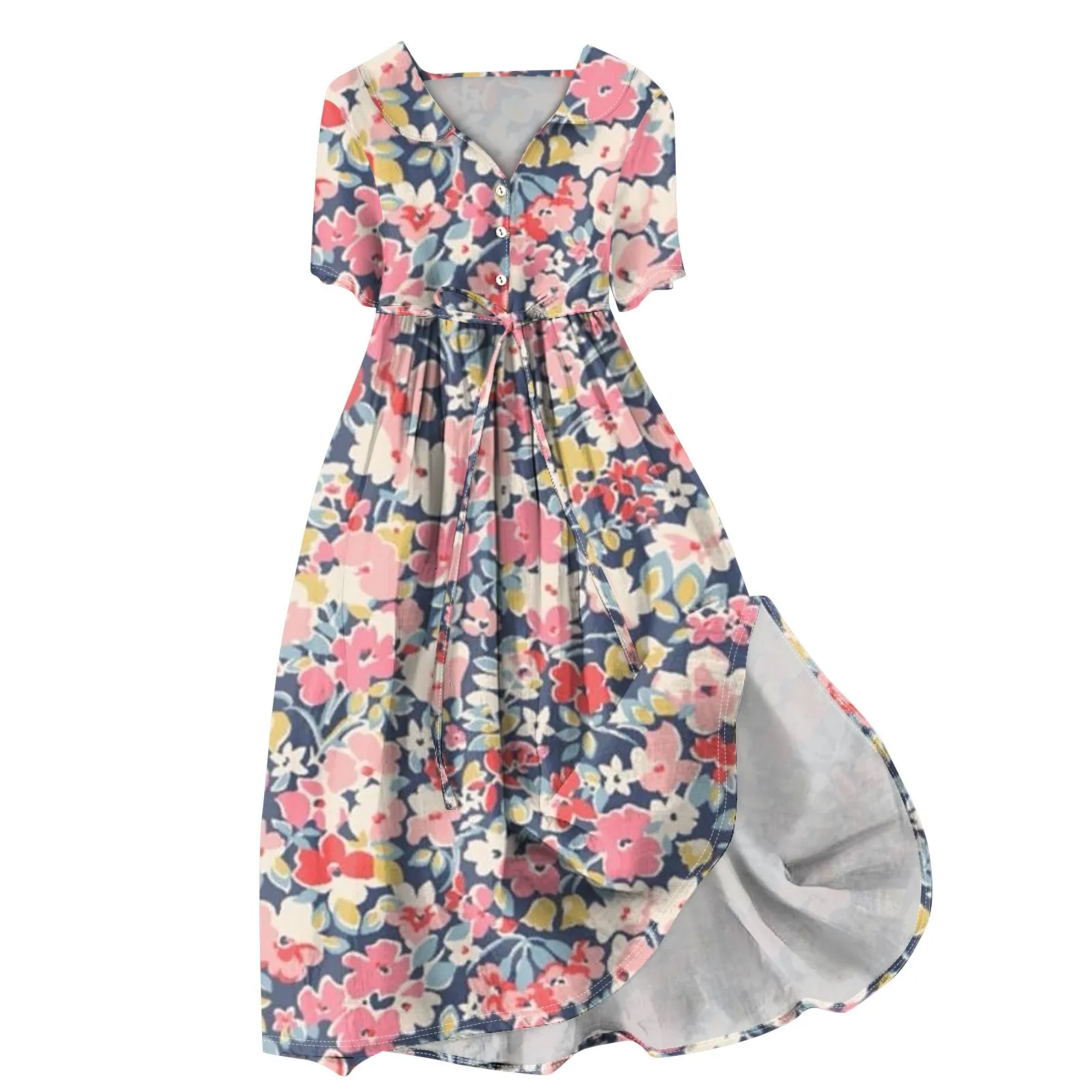 Women's Fashion Casual Printed Lapel Collar Button Temperament Dresses Luxury Women's Elegant Dress vestidos para mujer
Women's Fashion Casual Printed Lapel Collar Button Temperament Dresses Luxury Women's Elegant Dress vestidos para mujer