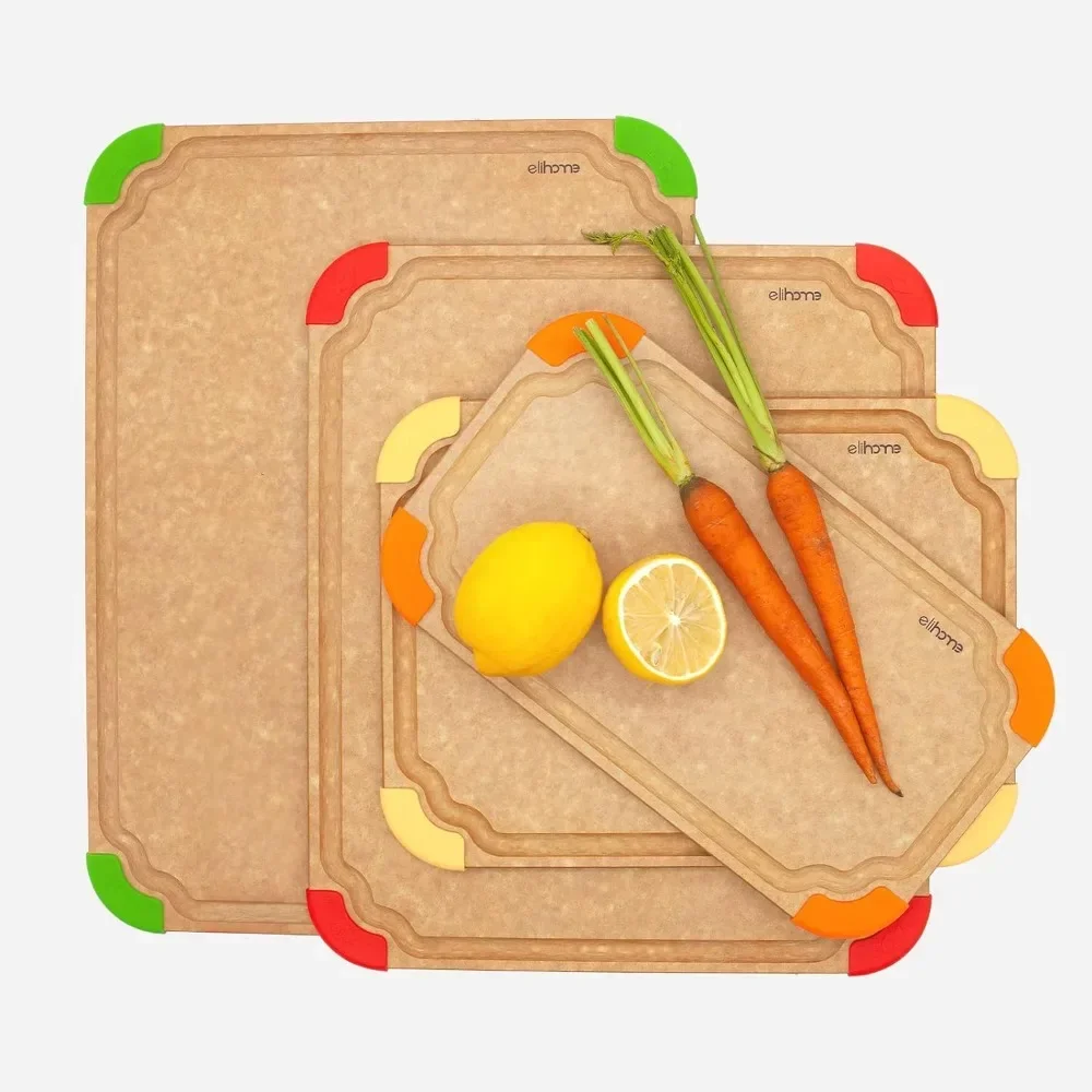 Large Chopping Board Color Coded With Food Icon Things for the Kitchen Cutting Board Wooden Non Slip Feet Juice Grooves BPA Free
Large Chopping Board Color Coded With Food Icon Things for the Kitchen Cutting Board Wooden Non Slip Feet Juice Grooves BPA Free
