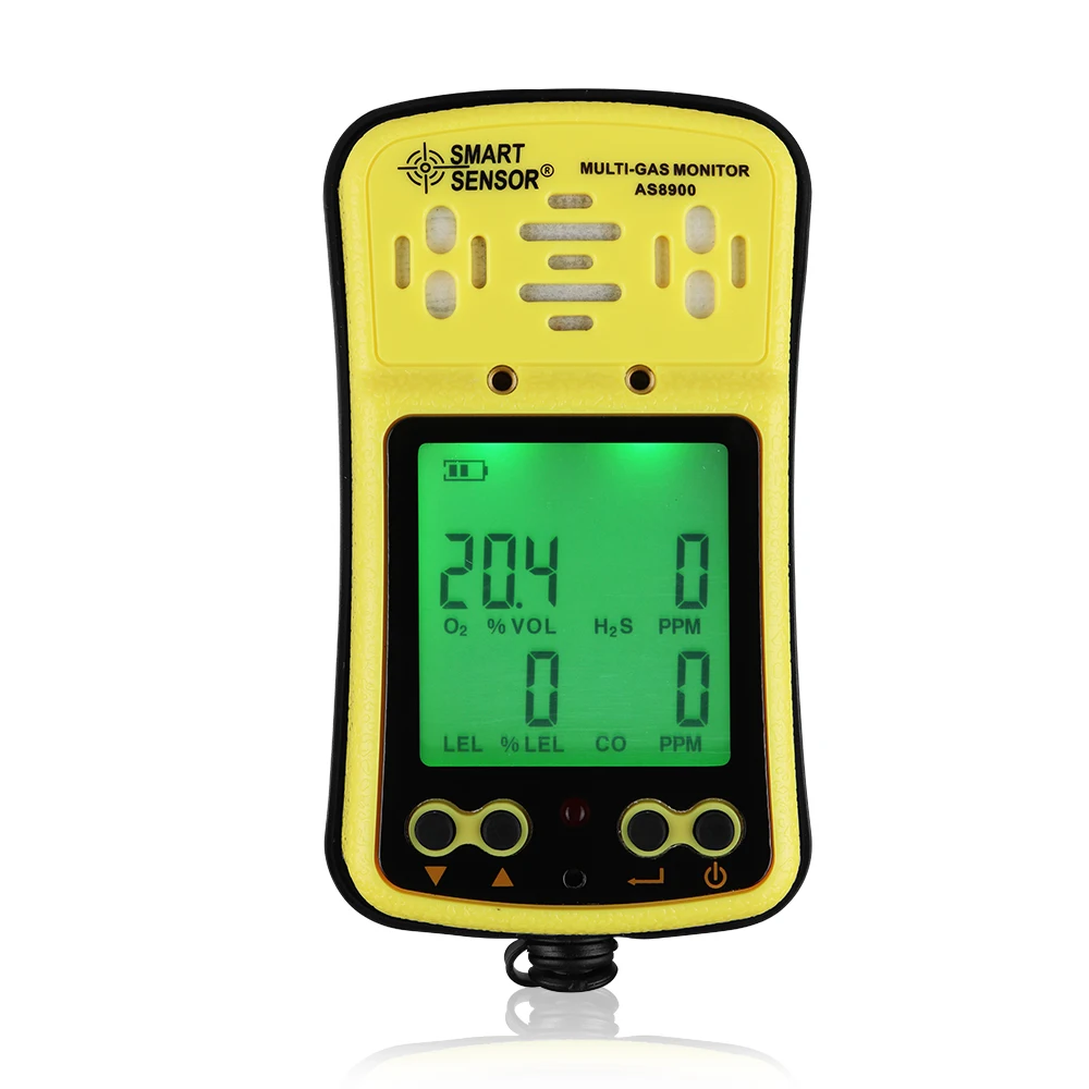 UpgradeAS8900 portable Gas analyzer O2 H2S CO Combustible Gas/LEL Multi Gas Detector
UpgradeAS8900 portable Gas analyzer O2 H2S CO Combustible Gas/LEL Multi Gas Detector