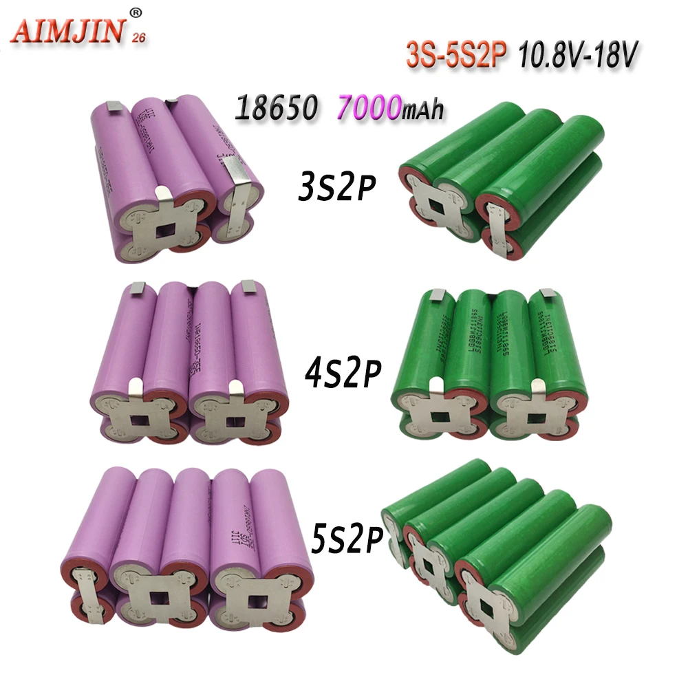 18650 MJ1/35E 7000mAh 20 Amps 2S 3S 4S/5S2P,7.4V 10.8V 14.8V 18V 24V Voor Schroevendraaier Batterijen Lassen Batteri
18650 MJ1/35E 7000mAh 20 Amps 2S 3S 4S/5S2P,7.4V 10.8V 14.8V 18V 24V Voor Schroevendraaier Batterijen Lassen Batteri