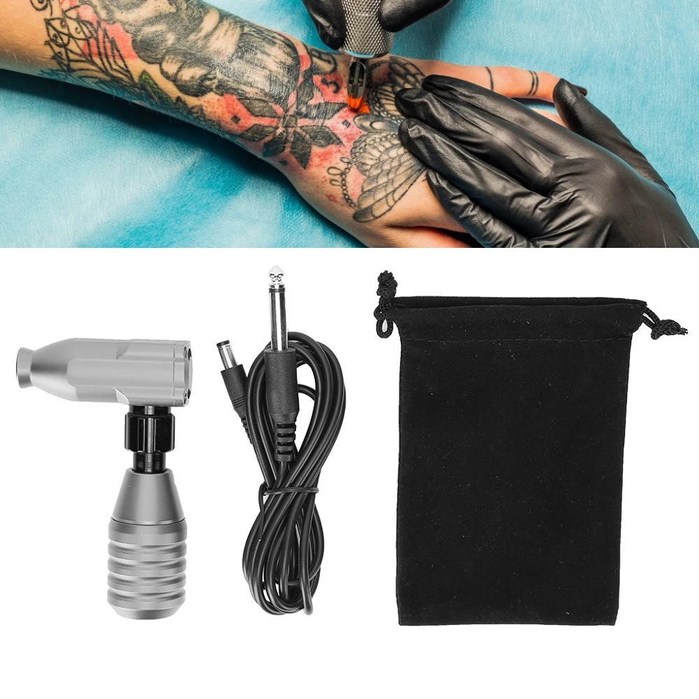 

1 Set Rotary Wire Cutting Tattoo Machine Gray Strong Motor Tools Liner Shader Tattoos Machines DC Interface Accesories Supplies