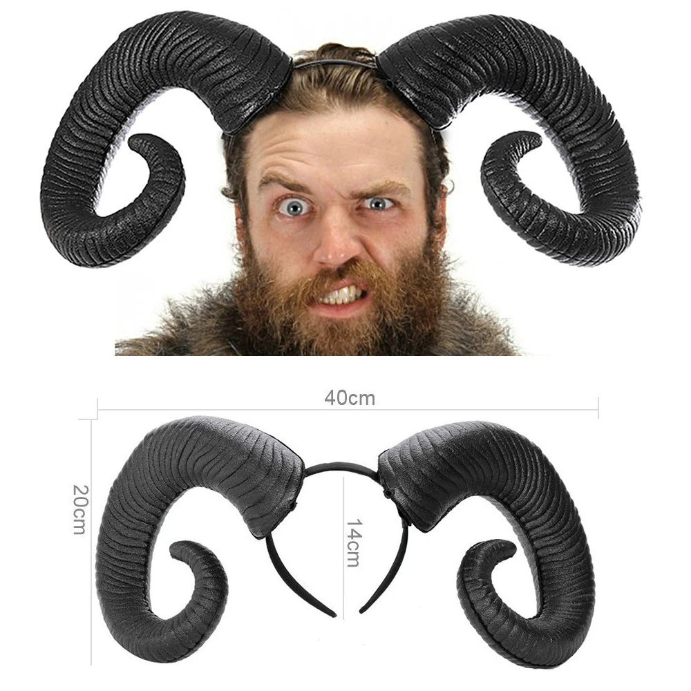 Halloween Carnival Party Cosplay Props Big Long Bend Ox Horn Headband Hair Hoop Gothic Cosplay Headpiece Simulated Sheep Horn
Halloween Carnival Party Cosplay Props Big Long Bend Ox Horn Headband Hair Hoop Gothic Cosplay Headpiece Simulated Sheep Horn