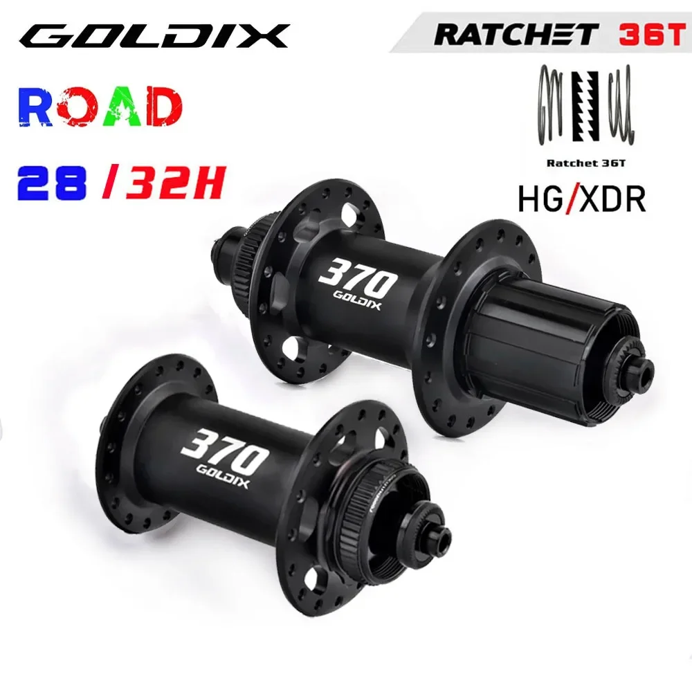 GOLDIX R370 Bicycle Road Hub Sealed Bearing 6-bolt Disc Brake J-Bend 28/32 Holes Ratchet 36T Rear Bike Cube for Shimano SRAM 
GOLDIX R370 Bicycle Road Hub Sealed Bearing 6-bolt Disc Brake J-Bend 28/32 Holes Ratchet 36T Rear Bike Cube for Shimano SRAM