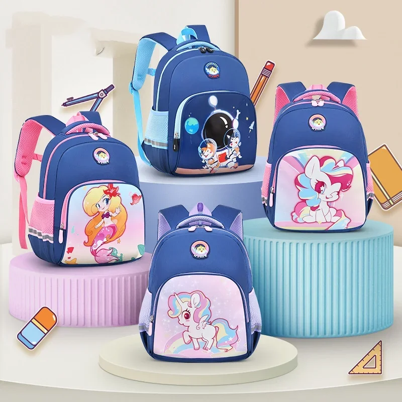 Schoolbags Elementary School Students Cartoon Cute Kindergarten Boys Girls Backpacks Spinal Protection Weight Reduction Children
Schoolbags Elementary School Students Cartoon Cute Kindergarten Boys Girls Backpacks Spinal Protection Weight Reduction Children