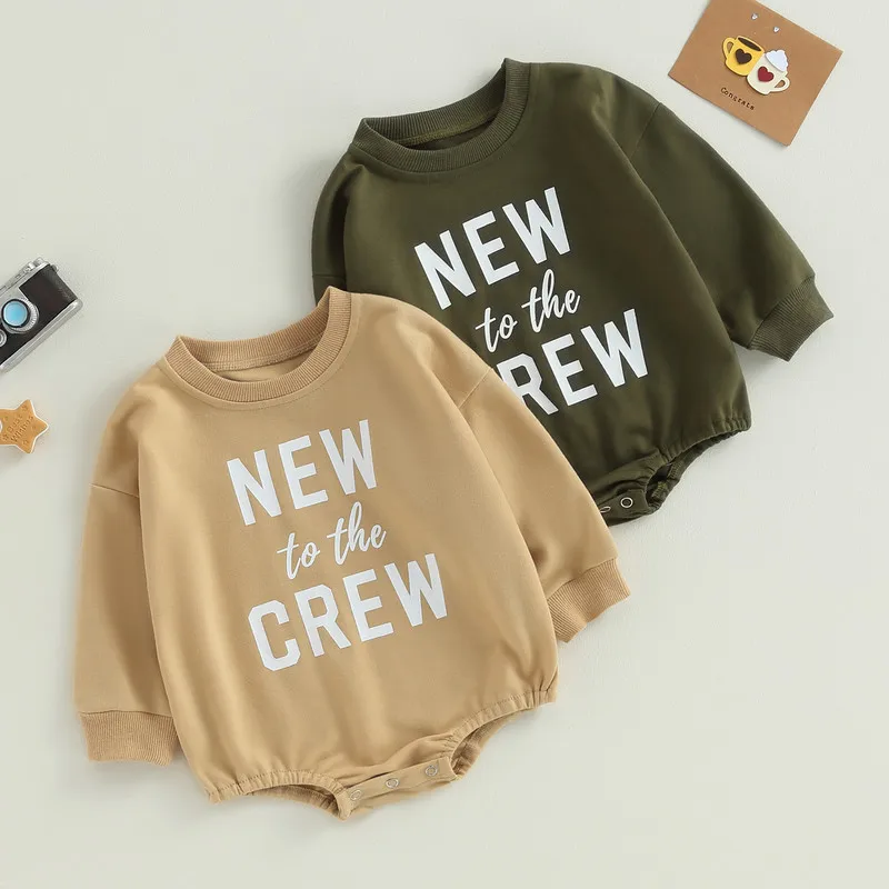 Newborn Baby Boy Bodysuit Autumn Clothes Sweatshirt Long Sleeve Letter Print Jumpsuit for Kids Infant Baby Items Clothing
Newborn Baby Boy Bodysuit Autumn Clothes Sweatshirt Long Sleeve Letter Print Jumpsuit for Kids Infant Baby Items Clothing