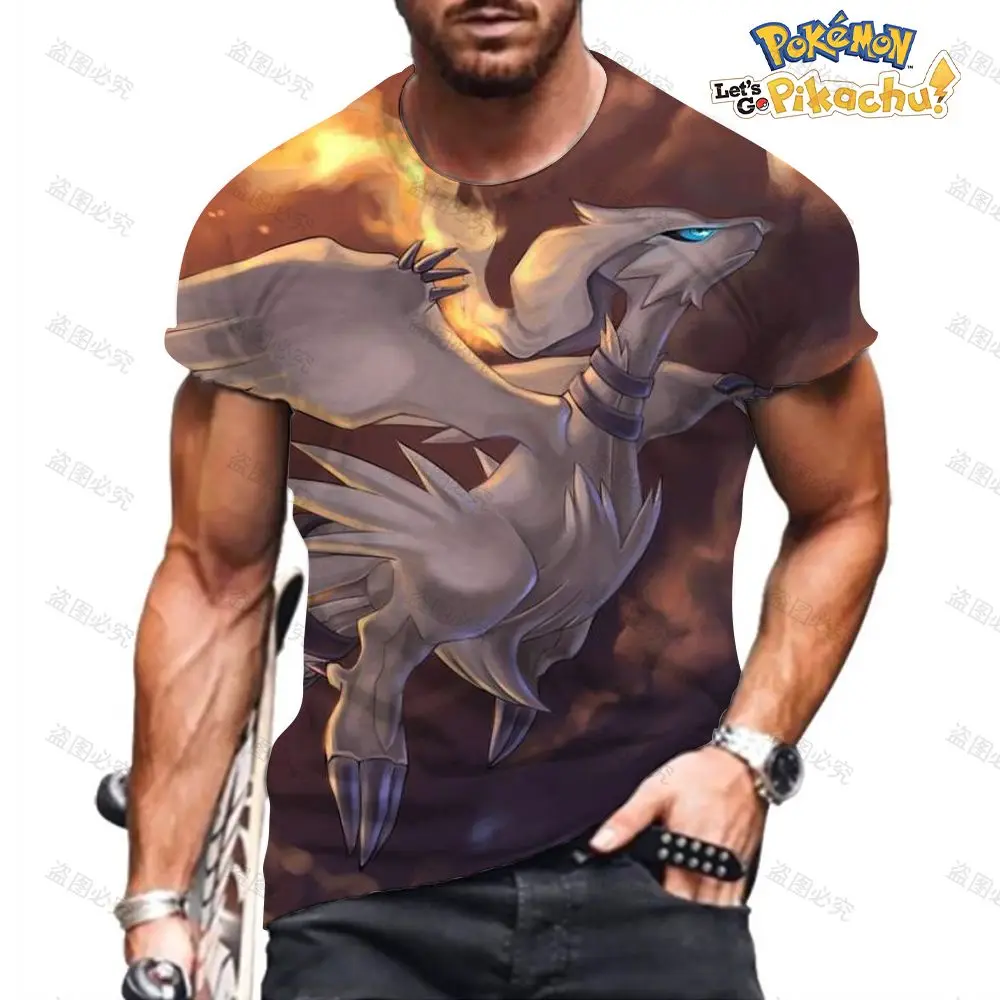 

Men's T-Shirt Pikachu Pokemon O Neck 3D Print Oversized 110-6XL Streetwear Cartoon Cute Harajuku Fashion Women's Anime Y2k Tops