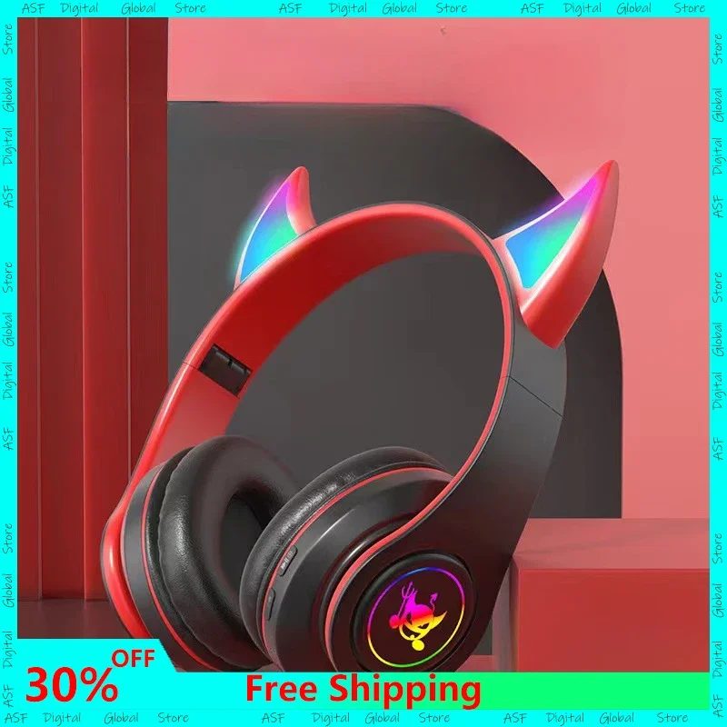 Беспроводные Складные Bluetooth-наушники Devil Horn
Беспроводные Складные Bluetooth-наушники Devil Horn