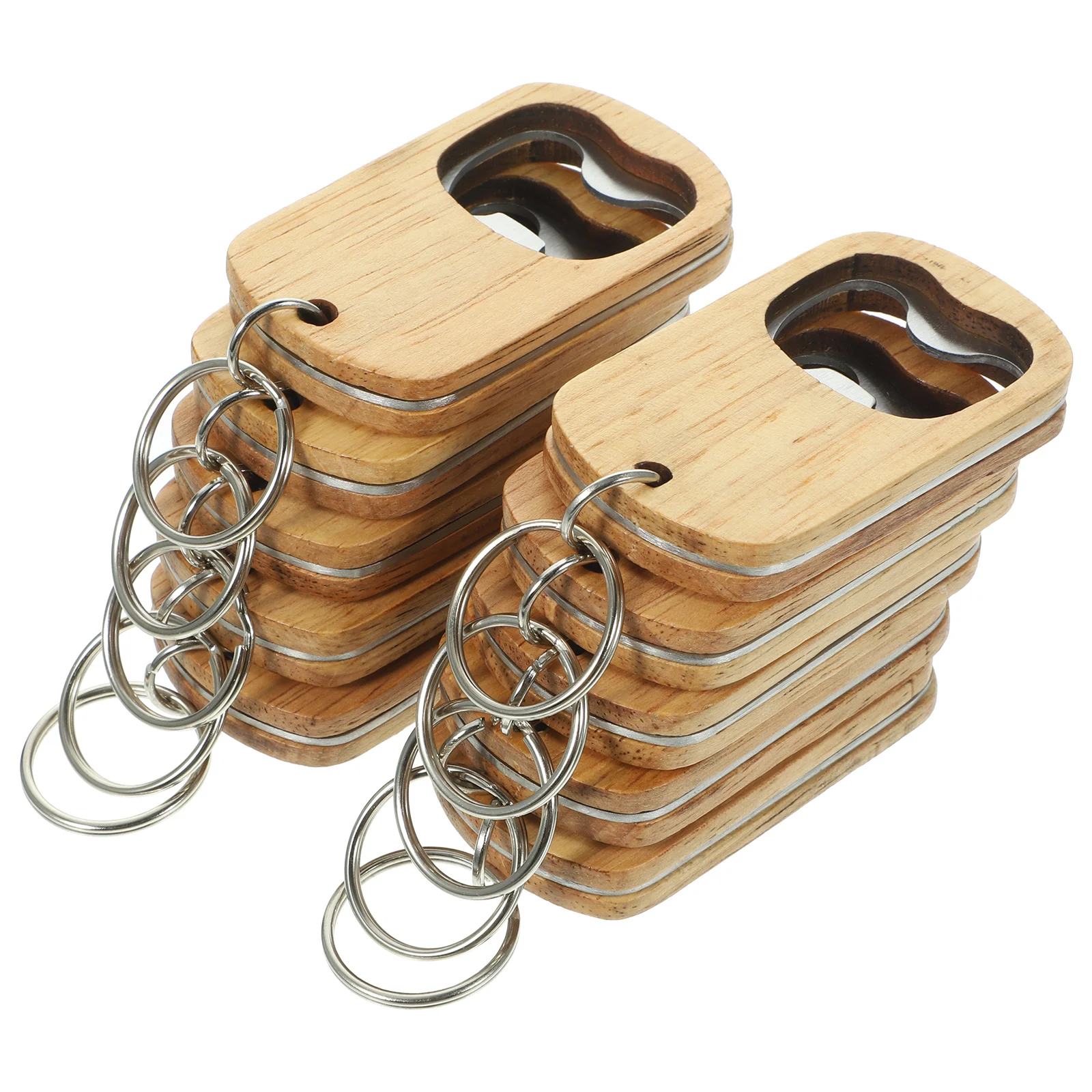 10 Pcs Wooden Keychain Bottle Opener Beer Opening Tool for Men Craft Supplies 
10 Pcs Wooden Keychain Bottle Opener Beer Opening Tool for Men Craft Supplies