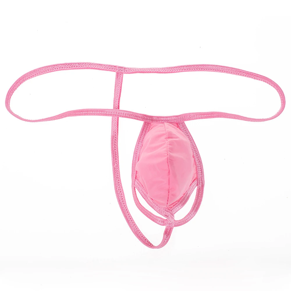 Men Ice Silk String Pink T-Back Thong Briefs Tanga Bikini Cut Underwear Hipster Slim Breathable Thong Shorts Sissy Panties
Men Ice Silk String Pink T-Back Thong Briefs Tanga Bikini Cut Underwear Hipster Slim Breathable Thong Shorts Sissy Panties