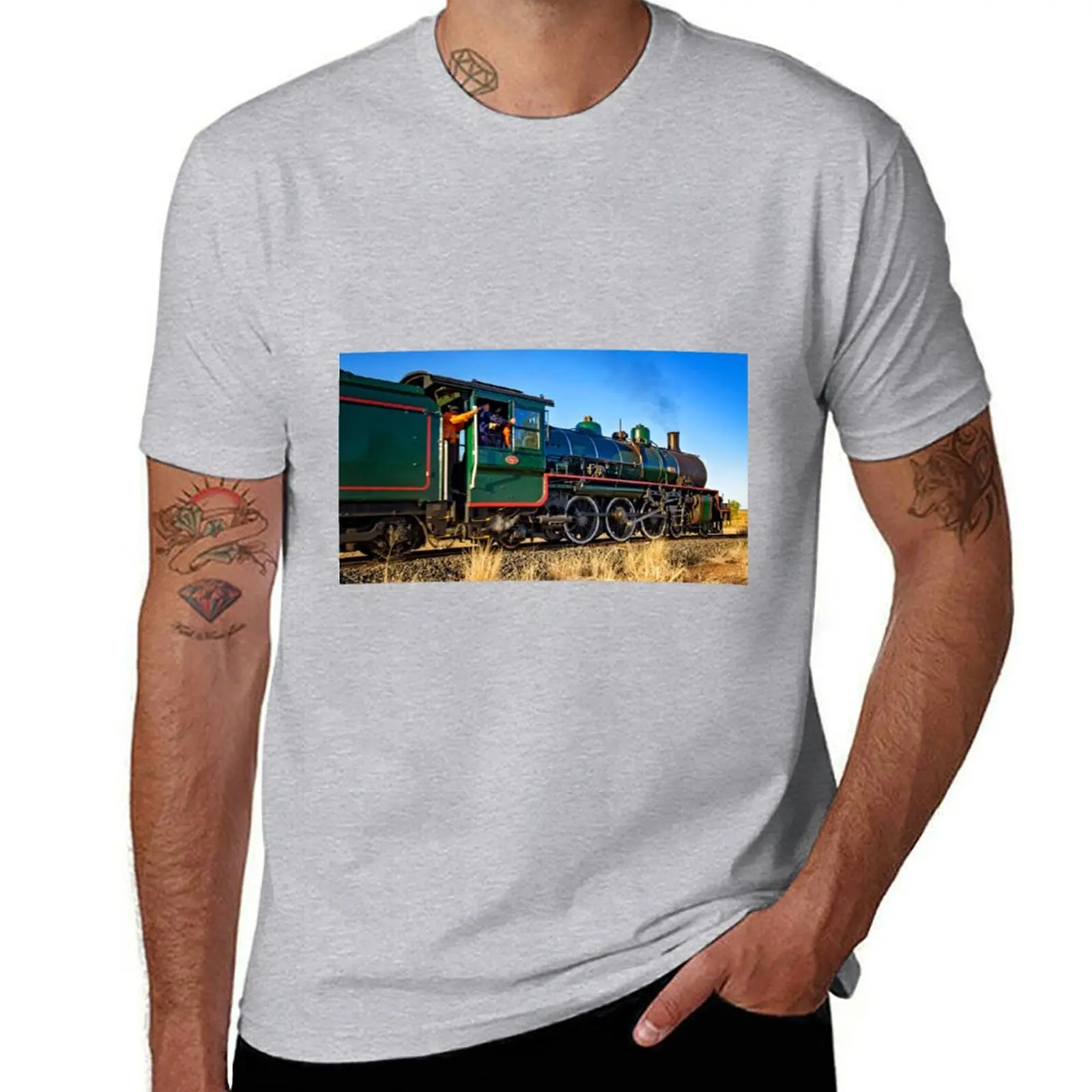 Q150 Steam Train 1 T-shirt summer top customizeds customs design your own mens t shirts
Q150 Steam Train 1 T-shirt summer top customizeds customs design your own mens t shirts