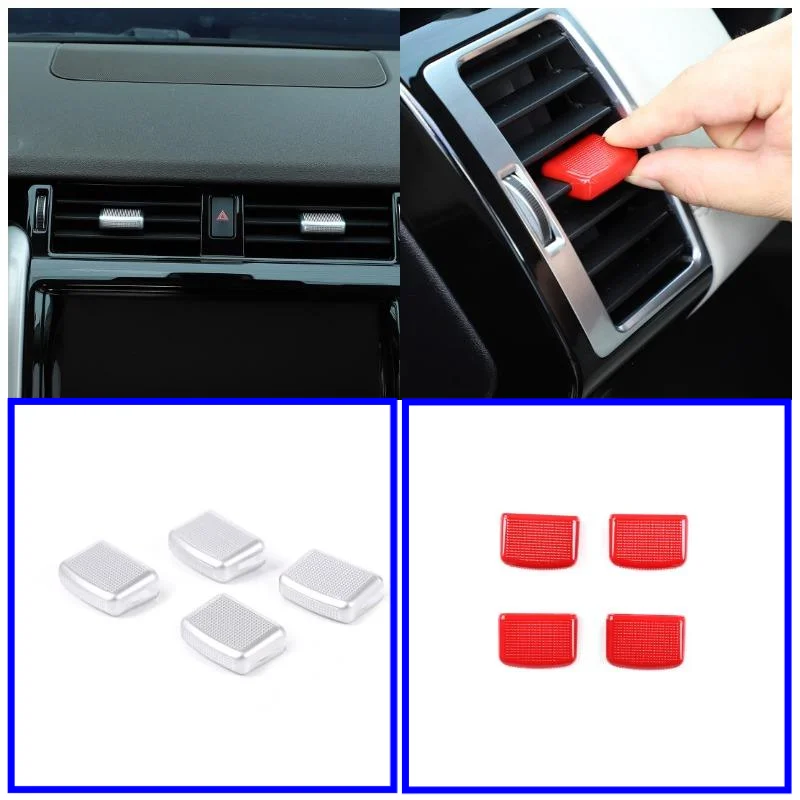 ABS Red / Silver Air Condition Outlet Vent Rod Cover Trim For Land Rover Discovery 5 LR5 2017-2022 Interior Moulding Accessories
ABS Red / Silver Air Condition Outlet Vent Rod Cover Trim For Land Rover Discovery 5 LR5 2017-2022 Interior Moulding Accessories