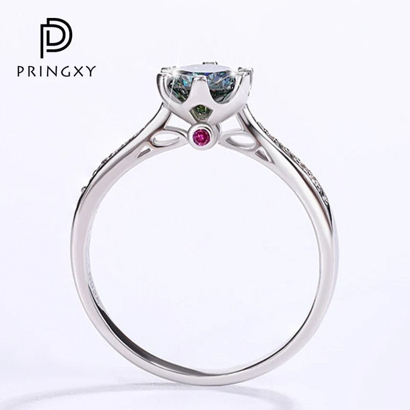PRINGXY 2 Carat D Color Moissanite Diamond Ring For Women Ruby Solid 925 Sterling Silver Platinum Plated Wedding Fine Jewelry
PRINGXY 2 Carat D Color Moissanite Diamond Ring For Women Ruby Solid 925 Sterling Silver Platinum Plated Wedding Fine Jewelry