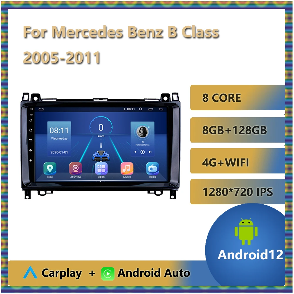 Автомагнитола на Android, без DVD, для Mercedes Benz B Class 2005-2011, мультимедийный видеоплеер, головное устройство, GPS-навигация BT
Автомагнитола на Android, без DVD, для Mercedes Benz B Class 2005-2011, мультимедийный видеоплеер, головное устройство, GPS-навигация BT