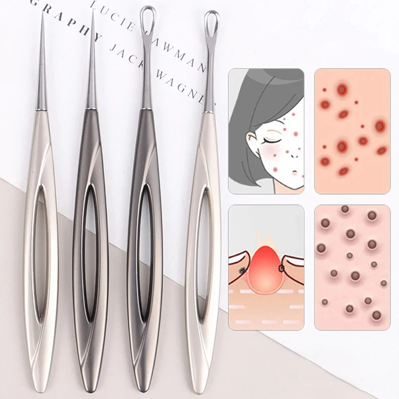 Acne Needle Blackhead Clip Remover Extraction Pore Black Head Cleaner Face Skin Care Deep Cleansing Needle Tools
Acne Needle Blackhead Clip Remover Extraction Pore Black Head Cleaner Face Skin Care Deep Cleansing Needle Tools