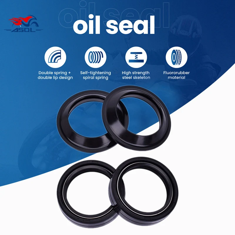 

38x50x11 38*50*11 Front Shock Fork Damper Oil Seal 38 50 Dust Cover Lip For GUZZI V 35 TT ENDURO 350 1984 V 65 TT 650 1986-1995