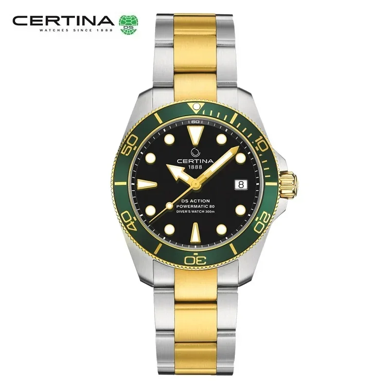 2024 New Certina Sea Turtle Men's Watch Stainless Steel Quartz Watches Men Business Sports Watch Luxury Fashion Waterproof Watch
2024 New Certina Sea Turtle Men's Watch Stainless Steel Quartz Watches Men Business Sports Watch Luxury Fashion Waterproof Watch